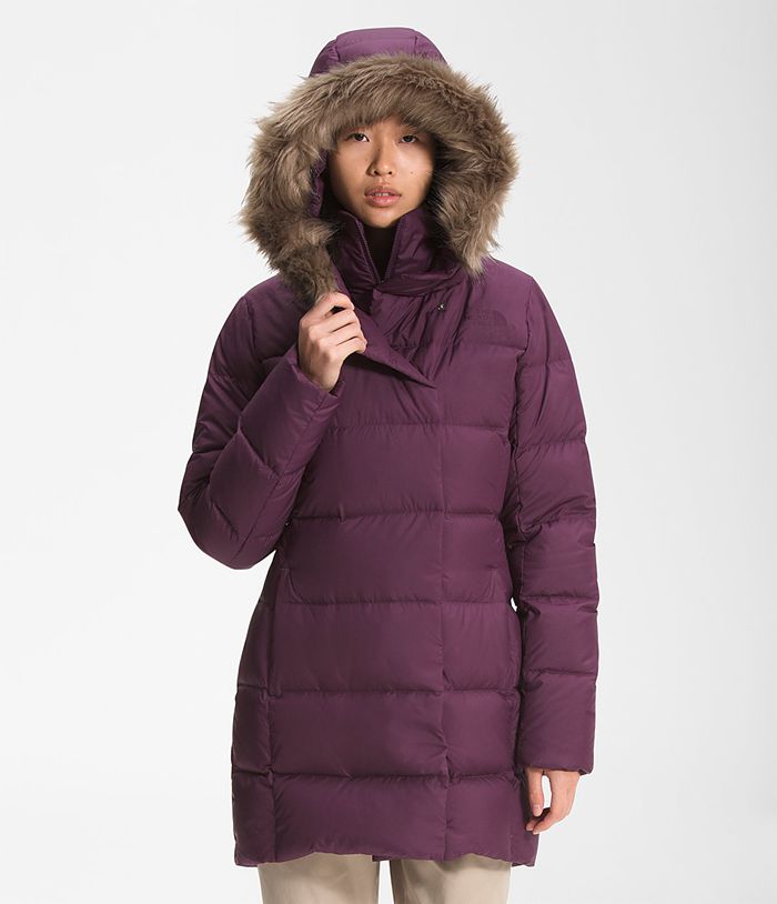 The North Face Parka New Dealio Down Purple - Womens - Thailand GHOYR-5901